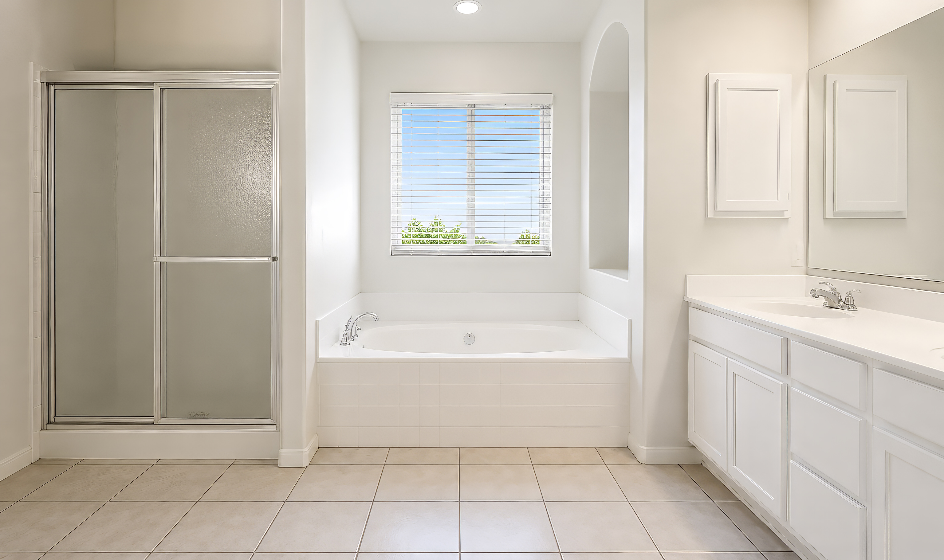 Bathroom virtually staged by SKY